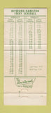 Matchbook Cover - Inverurie Hotel Paget Bermuda WEAR 30 Strike
