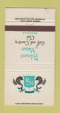 Matchbook Cover - Belmont Manor Golf Country Club Bermuda 30 Strike