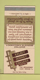 Matchbook Cover - Kelsey Jenney College San Diego CA 30 Strike
