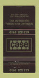 Matchbook Cover - Case Tractors Ottawa ON 30 Strike