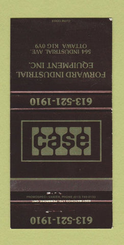 Matchbook Cover - Case Tractors Ottawa ON 30 Strike