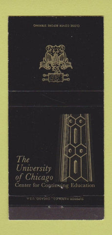Matchbook Cover - University of Chicago IL 30 Strike