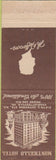Matchbook Cover - Monticello Hotel Charlottesville VA