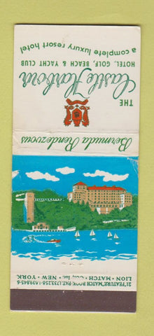 Matchbook Cover - Castle Harbour Hotel Bermuda  21 Strike Feature