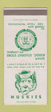 Matchbook Cover - East Los Angeles Junior College Huskies CA 30 Strike