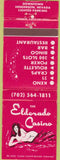 Matchbook Cover - Eldorado Casino Henderson NV nudge girlie