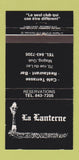 Matchbook Cover - La Lanterne Magog QC 30 Strike
