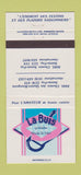 Matchbook Cover - La Buis Grillades Sainte Foy QC 30 Strike