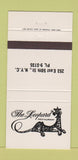 Matchbook Cover - The Leopard Restaurant New York City 30 Strike