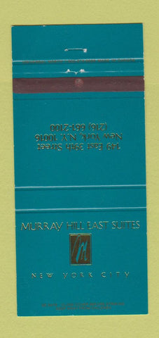 Matchbook Cover - Murray Hill East Suites New York City 30 Strike