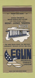 Matchbook Cover - Eglin Federal Credit Union Air Force Base FL 30 Strike
