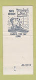 Matchbook Cover - Eglin Federal Credit Union Air Force Base FL 30 Strike