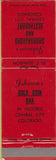 Matchbook Cover - Gold Coin Bar Central City CO
