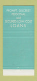 Matchbook Cover - Whirlpool Credit Union WHITE 30 Strike
