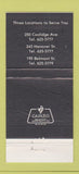 Matchbook Cover - Phaneuf & Letendre Funeral Home Manchester NH 30 Strike