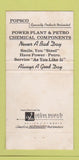 Matchbook Cover - Strike A Light Spa Houston TX Power Petro WEAR 30 Strike