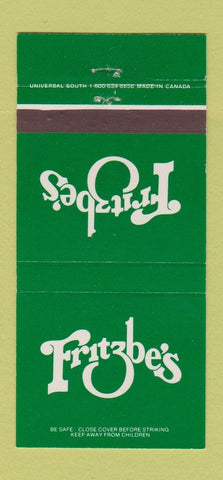 Matchbook Cover - Fritzbe's Reston Annandale VA Rockville MD 30 Strike
