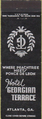 Matchbook Cover - Hotel Georgian Terrace Atlanta GA