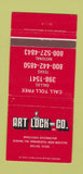 Matchbook Cover - Art Lock Iron Dallas TX 30 Strike