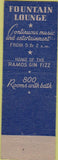 Matchbook Cover - Roosevelt Hotel New Orleans LA
