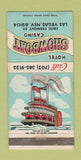Matchbook Cover - Hotel Showboat Casino Las Vegas NV 30 Strike
