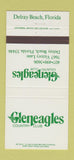 Matchbook Cover - Gleneagles Country Club Delray Beach FL 30 Strike