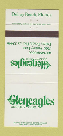 Matchbook Cover - Gleneagles Country Club Delray Beach FL 30 Strike