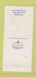 Matchbook Cover - Boca Raton Hotel Club FL 30 Strike