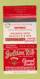 Matchbook Cover - Golden Rib Steak Restaurant Montreal QC WEAR 30 Strike