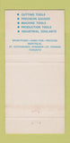 Matchbook Cover - Starrett Alexander Tools 30 Strike