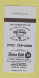 Matchbook Cover - Sierra Sid's 76 oil gas Sparks NV BLUE 30 Strike