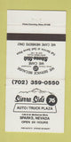 Matchbook Cover - Sierra Sid's 76 oil gas Sparks NV WHITE 30 Strike