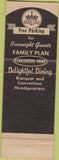 Matchbook Cover - Hotels Hazelton Allentown Montrose PA