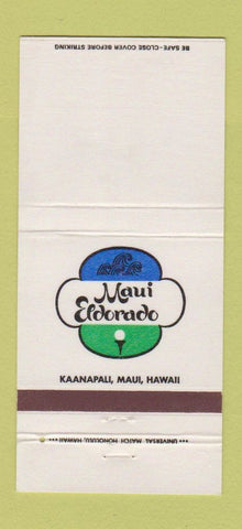 Matchbook Cover - Maui Eldorado Maui Hawaii 30 Strike