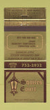Matchbook Cover - Squires Court Brantford ON 30 Strike