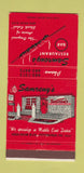 Matchbook Cover - Samreny's Restaurant Pittsburgh PA Middle Eastern 30 Strike