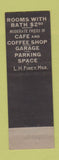 Matchbook Cover - Hotel Commodore Washington DC Full Length