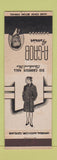 Matchbook Cover - A Grob Furs Cleveland OH girlie
