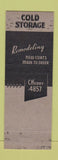 Matchbook Cover - A Grob Furs Cleveland OH girlie