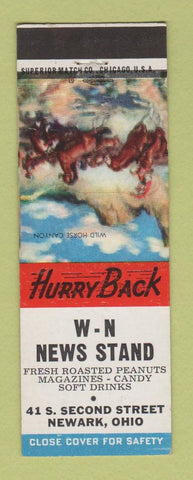 Matchbook Cover - WN News Stand Newark OH