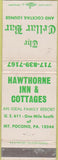 Matchbook Cover - Cellar Bar Mount Pocono PA