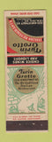 Matchbook Cover - Turin Grotto Italian Philadelphia PA bear WEAR
