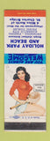 Matchbook Cover - Holiday Park and Beach St Charles Bridge pinup