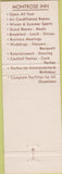 Matchbook Cover - Montrose Inn PA