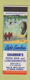 Matchbook Cover - Shannon's Soda Luncheonette Athens PA