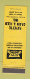 Matchbook Cover - Fayette Grain Feed OH