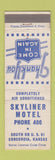 Matchbook Cover - Skyliner Motel Concordia KS