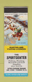 Matchbook Cover - The Sportcenter Parma OH baseball sporting goods