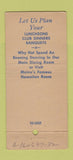 Matchbook Cover - Columbia Hotel Portland OR 30 Stick