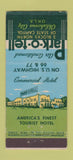 Matchbook Cover - Park O Tell Motel Oklahoma City OK Route 66 21 Strike Feature